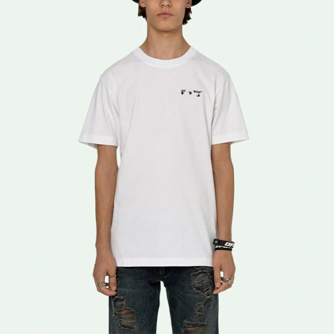 SS21 Logo Round Neck Short Sleeve White