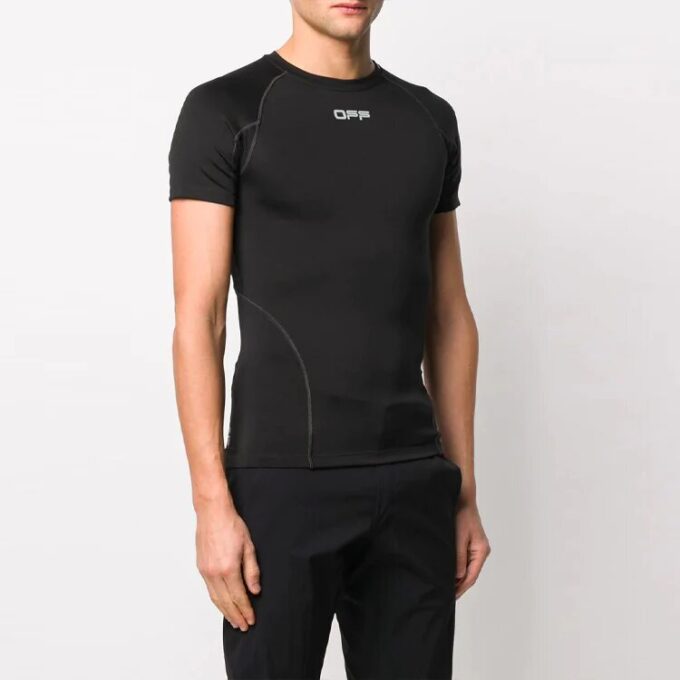 SS21 Logo Sports Short Sleeve Slim Fit Version Black