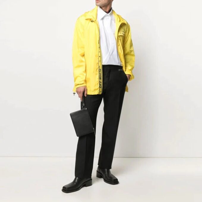 SS21 Logo Straight Casual Long Pants Slim Fit Version Black