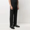 SS21 Logo Straight Casual Long Pants Slim Fit Version Black
