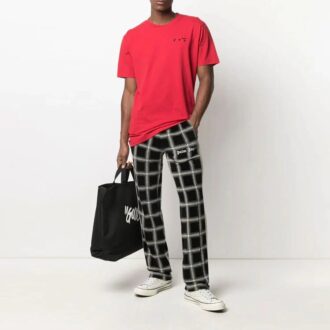 SS21 Logo2 Printing Round Neck Short Sleeve Version Red
