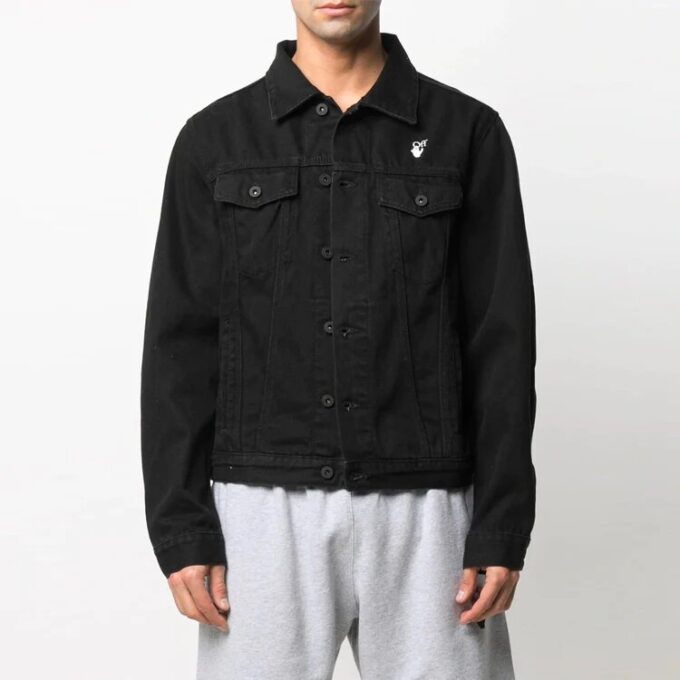 SS21 Mona Lisa Denim Jacket Black