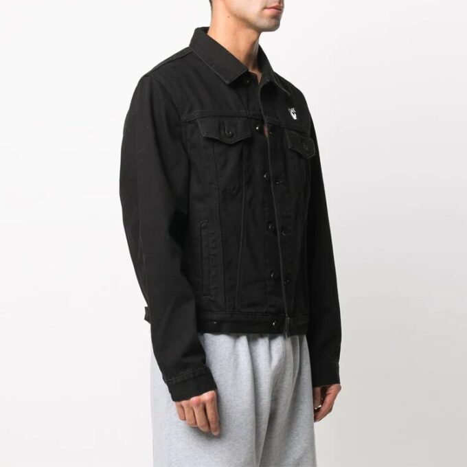 SS21 Mona Lisa Denim Jacket Black