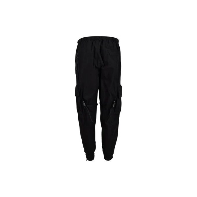 SS21 Parachute Logo Cargo Long Pants Black