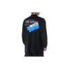 SS21 Pattern Half Zipper Long Sleeves Black