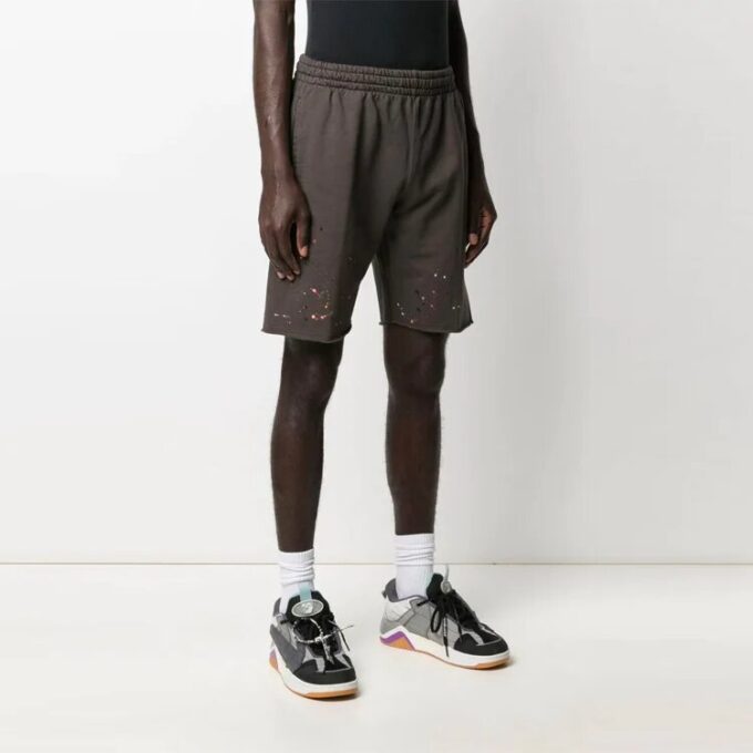 SS21 Pattern Loose Sports Shorts Version Gray