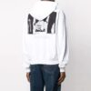 SS21 Pattern Printing hooded Long Sleeves White