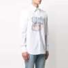 SS21 Pattern Printing Long Sleeves Shirt White