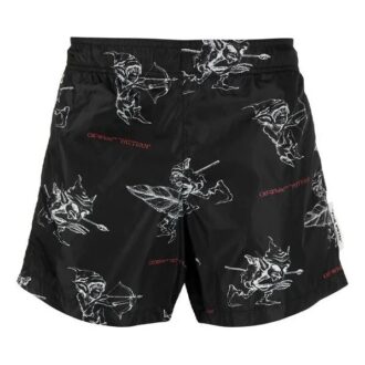 SS21 Pattern Printing Pants Black
