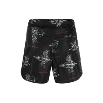 SS21 Pattern Printing Pants Black