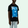 SS21 Pattern Printing Round Neck Short Sleeve Black