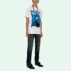 SS21 Pattern Printing Short Sleeve White