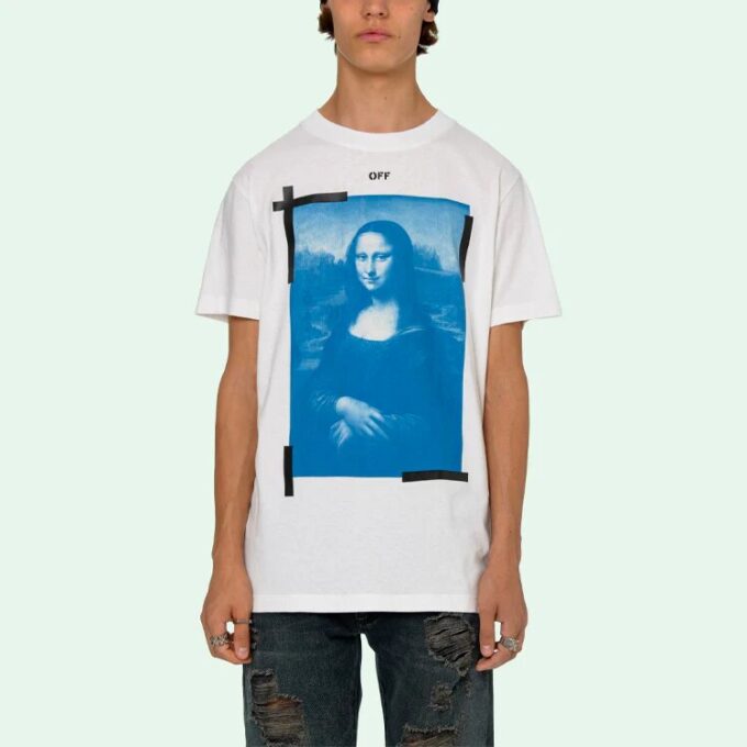 SS21 Pattern Printing Short Sleeve White