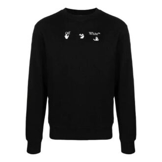 SS21 Peace Worldwide Logo Round Neck Pullover Black