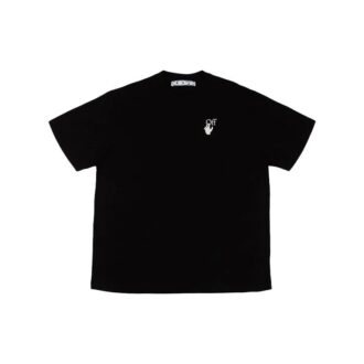 SS21 Pink Gradient Marker Arrow Short Sleeve For Men Black