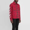 SS21 Plaid flannel Long Sleeves Shirt Loose Fit Red