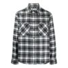 SS21 Plaid Long Sleeves Shirt Black
