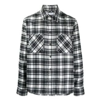 SS21 Plaid Long Sleeves Shirt Black