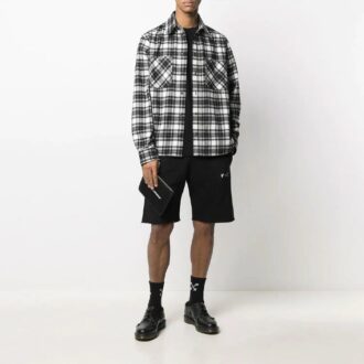 SS21 Plaid Long Sleeves Shirt Black