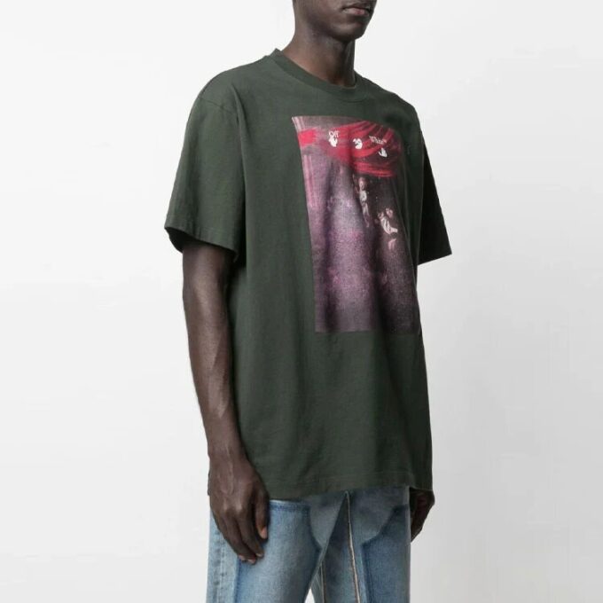SS21 Printing Arrow Short Sleeve Loose Fit Black