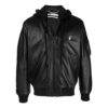 SS21 Printing Hooded Jacket Black