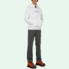 SS21 Printing Logo hooded Long Sleeves White