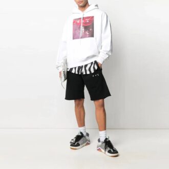 SS21 Printing Logo Pattern Loose Fit White
