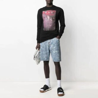 SS21 Printing Logo Sports Long Sleeves Black