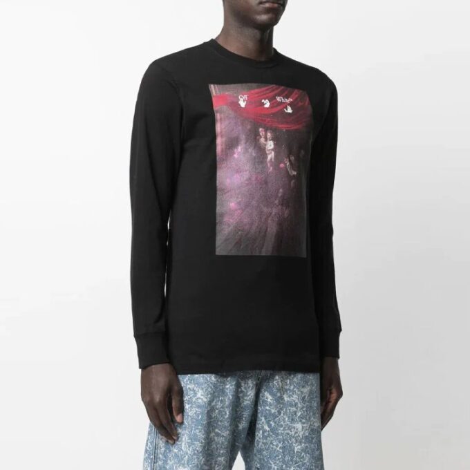 SS21 Printing Logo Sports Long Sleeves Black