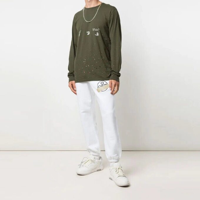 SS21 Printing Long Sleeves Green