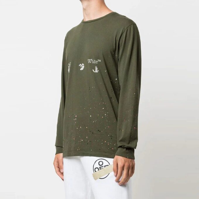 SS21 Printing Long Sleeves Green