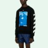 SS21 Printing Pattern Round Neck Black