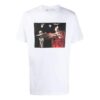 SS21 Printing Pattern Round Neck Short Sleeve White
