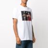 SS21 Printing Pattern Round Neck Short Sleeve White