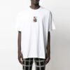 SS21 Printing Round Neck Pullover Short Sleeve Loose Fit White