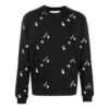 SS21 Printing Slim Fit Round Neck Black