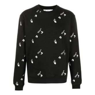 SS21 Printing Slim Fit Round Neck Black
