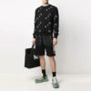SS21 Printing Slim Fit Round Neck Black