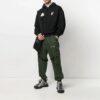 SS21 Red Tongue Out Over Logo Printing Pullover Loose Fit Black