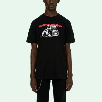 SS21 Round Neck Printing Short Sleeve Black