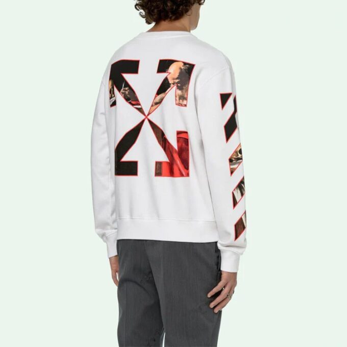 SS21 Round Neck Pullover Sports White
