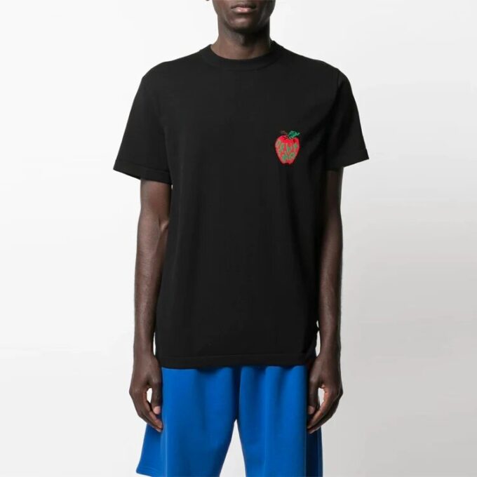 SS21 Round Neck Short Sleeve Loose Fit Black