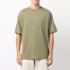 SS21 Rubber Arrow Printing Short Sleeve Slim Fit Version Green