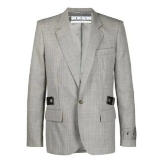 SS21 single breasted Jacket Gray