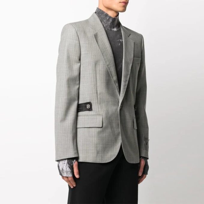 SS21 single breasted Jacket Gray