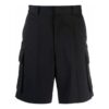 SS21 Solid Color Cargo Shorts Black