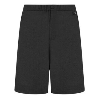 SS21 Solid Color Large Shorts Loose Fit Gray