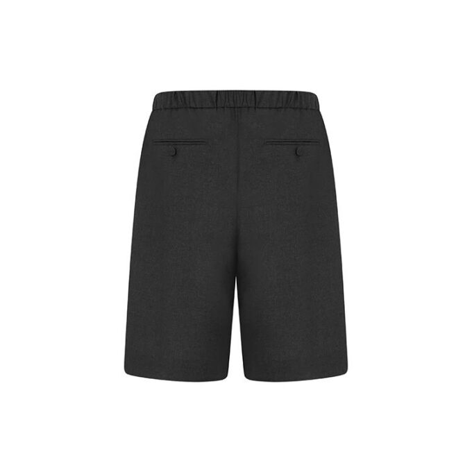 SS21 Solid Color Large Shorts Loose Fit Gray