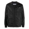 SS21 Solid Color Logo Printing Zipper Sports Jacket Black