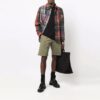 SS21 Solid Color logo Sports Shorts Khaki